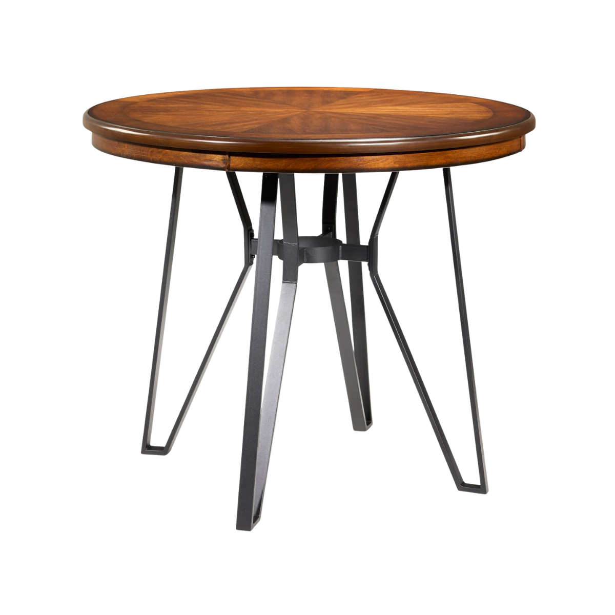 Leo Round Table - Brown Cherry