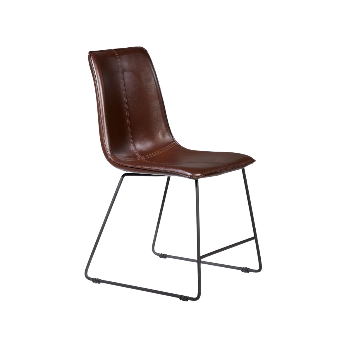 Leo Side Chair - Brown