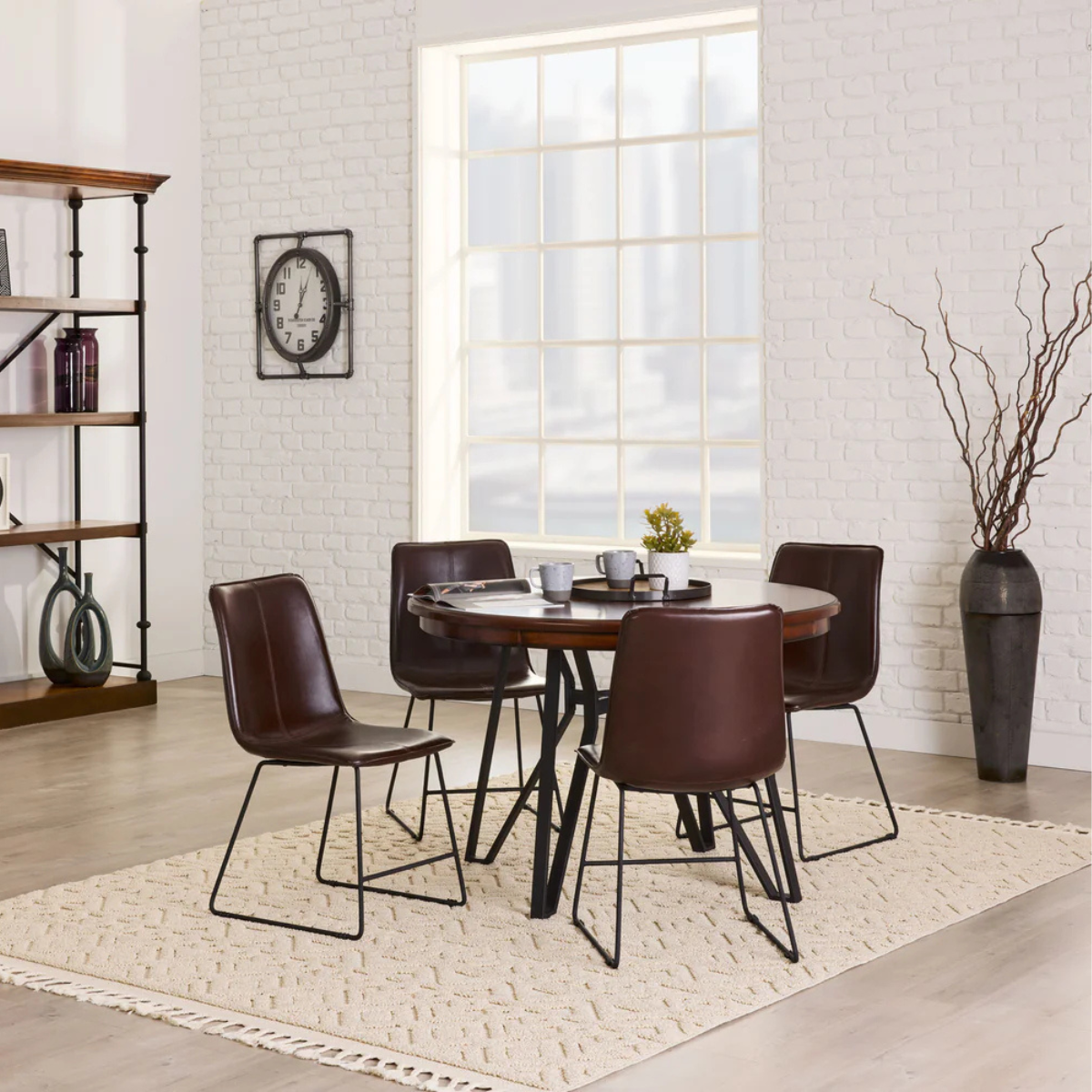 Leo Side Chair - Brown