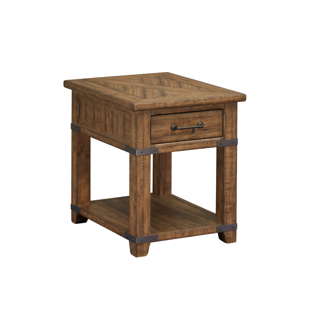 London 22" End Table - Natural Pine