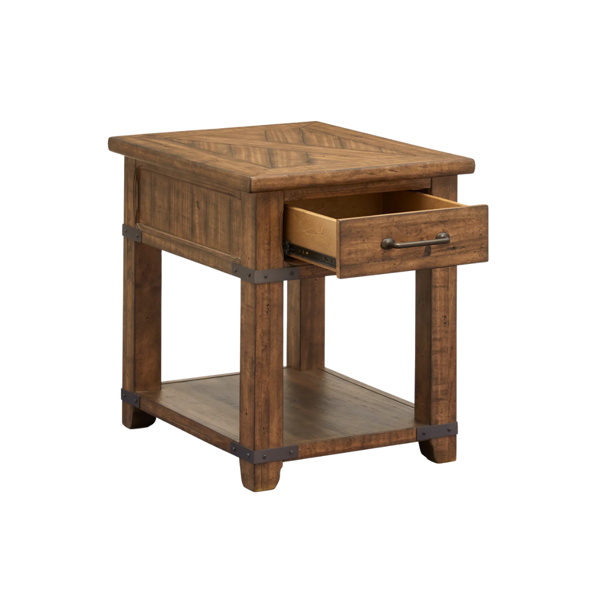 London 22" End Table - Natural Pine