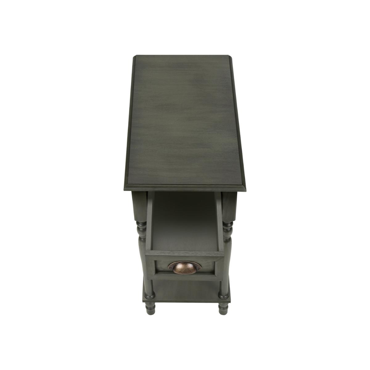 Monarch Specialties 24" Side Table - Dark green