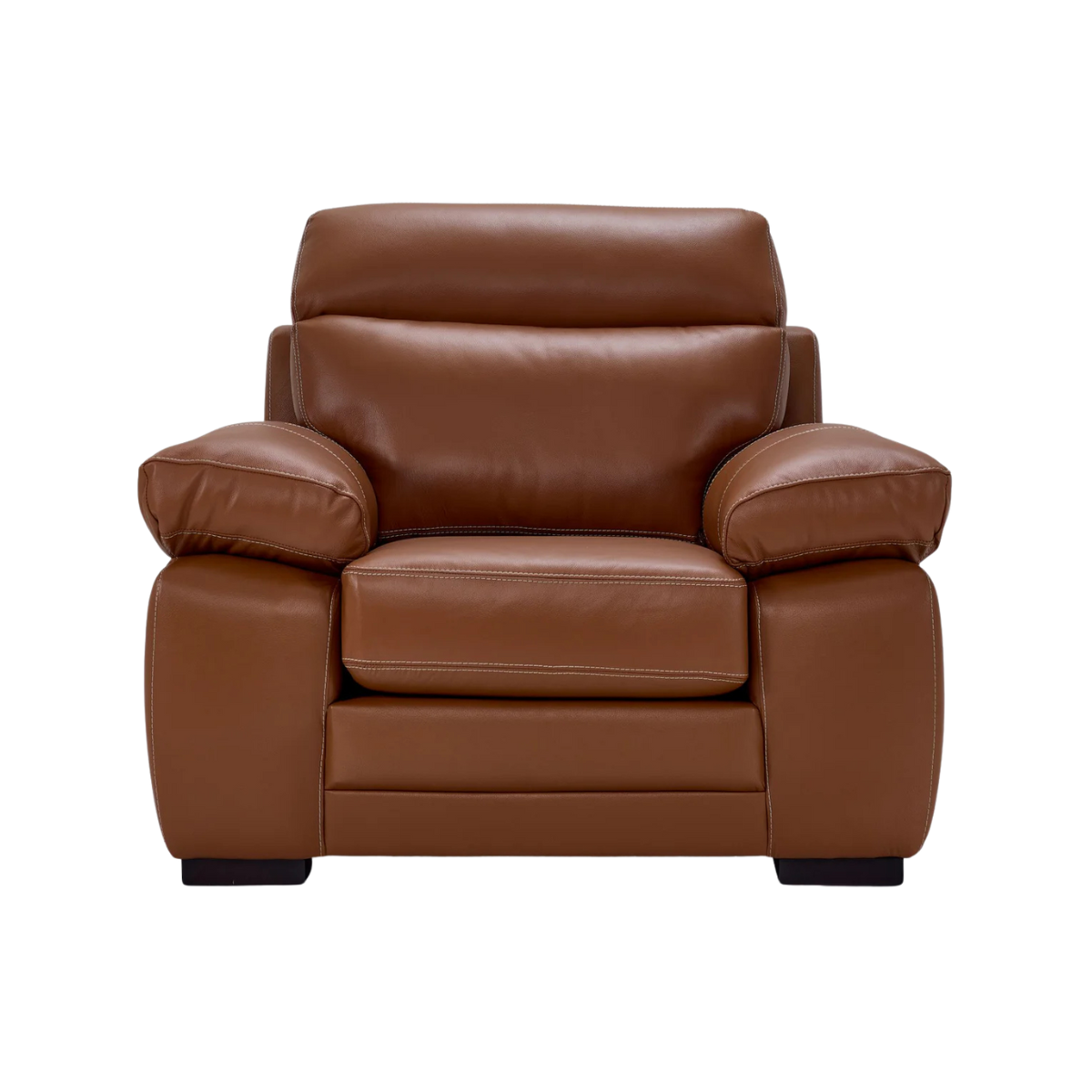 Morrison II Leather Chair - Cognac