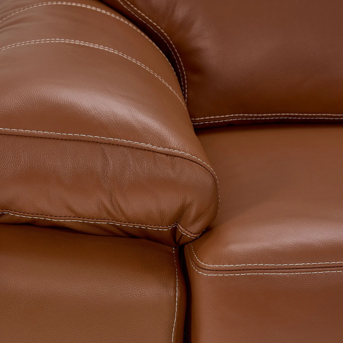Morrison II Leather Sofa - Cognac