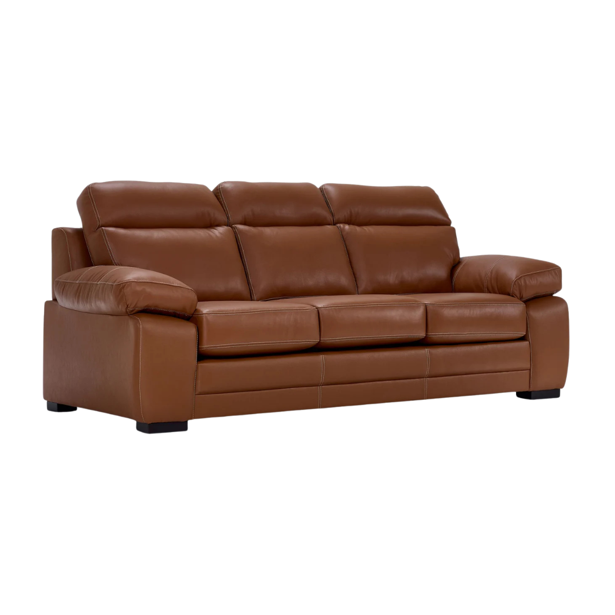 Morrison II Leather Sofa - Cognac