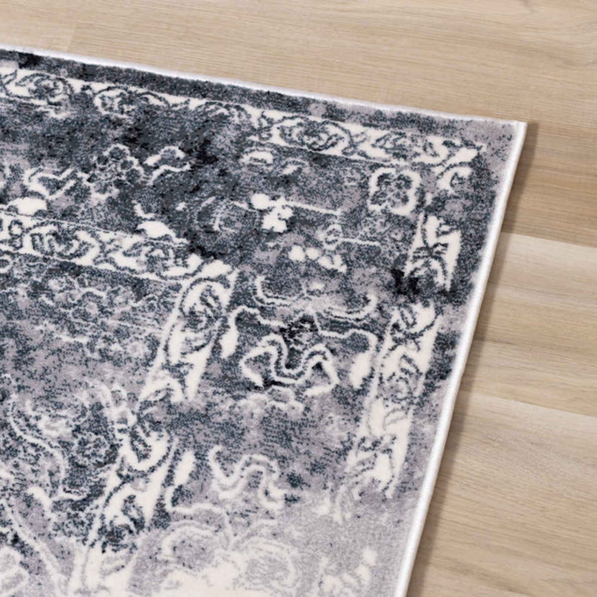 Sidra Transitional Area Rug 6'x8' - Blue Grey