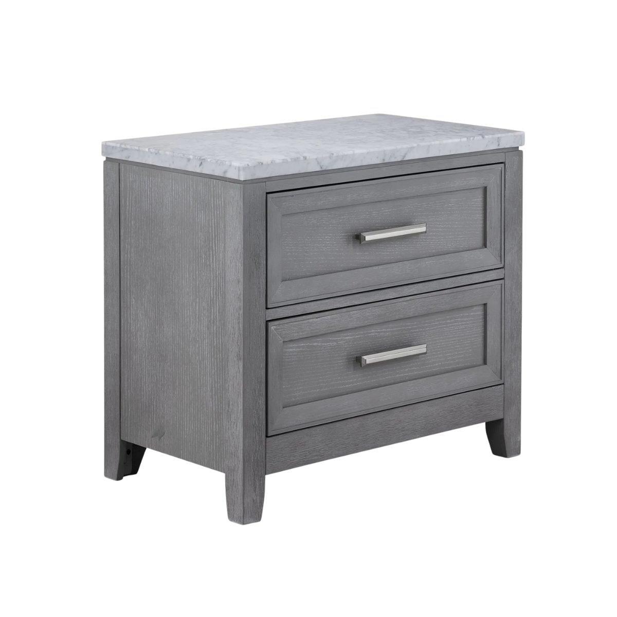 Silverstone Night Table - Mist Grey
