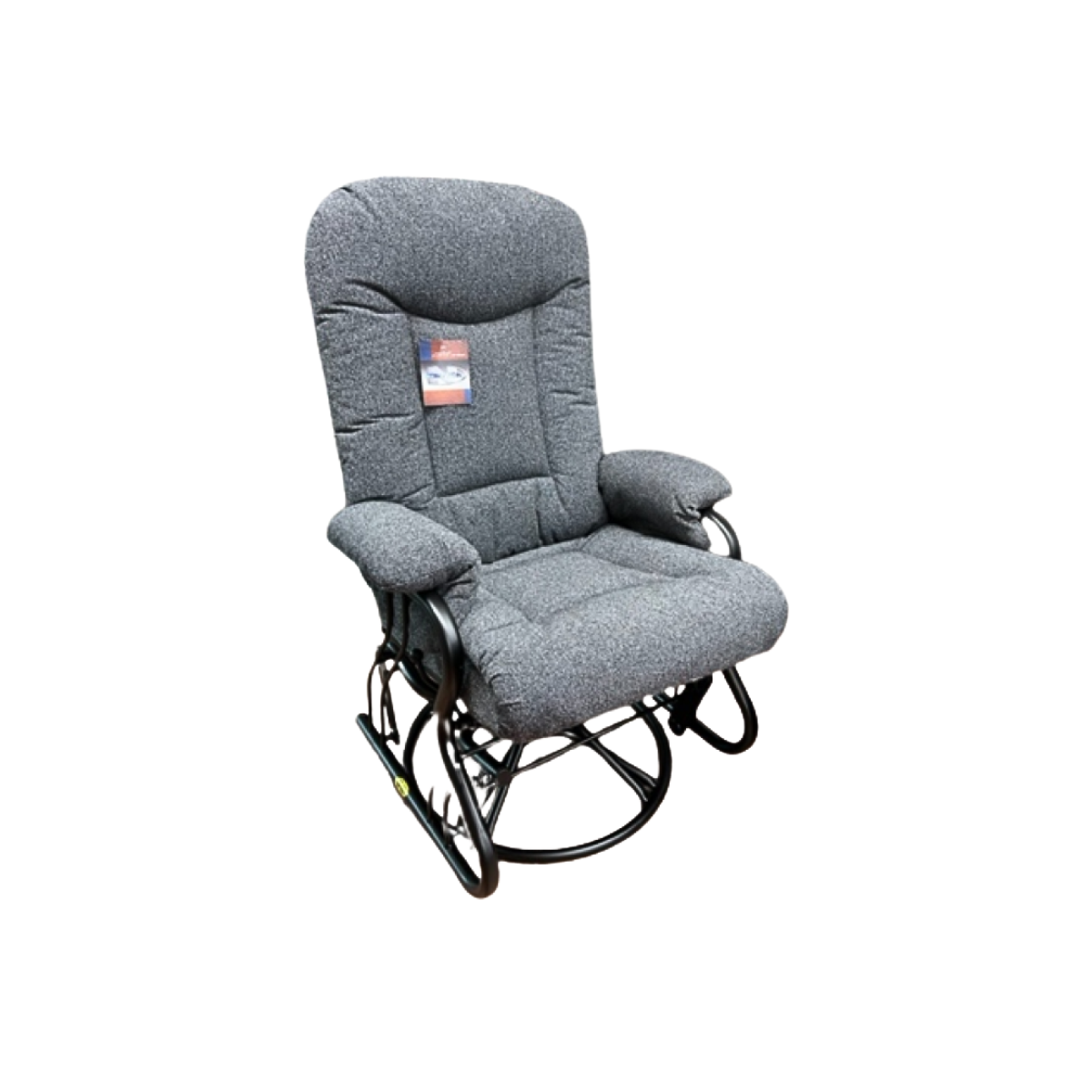 Swivel Glider Recliner Chair - Grey