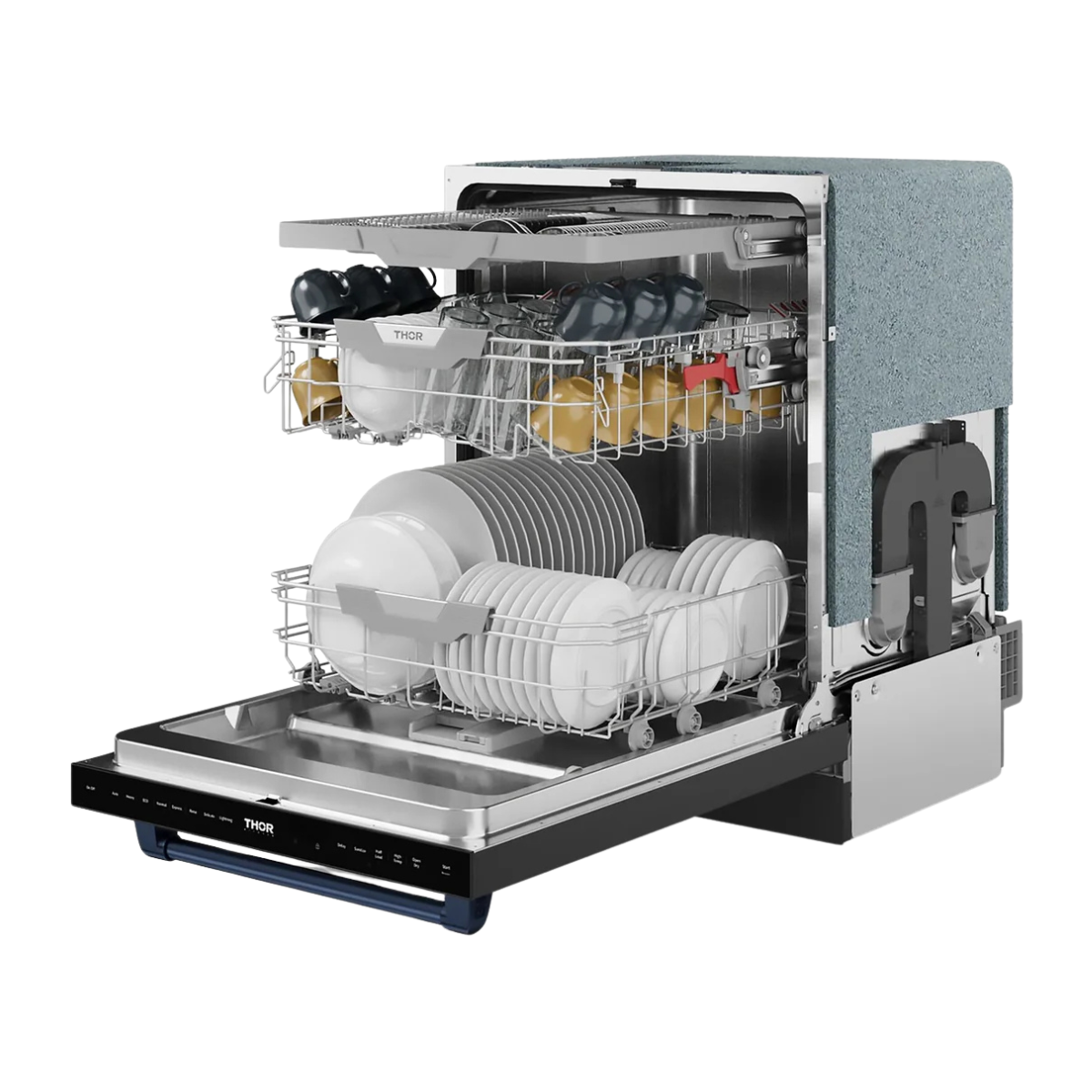 Thor Kitchen Black Stainless Steel Dishwasher | Gordon Ramsay Collection - DW24X8BA00-BLU