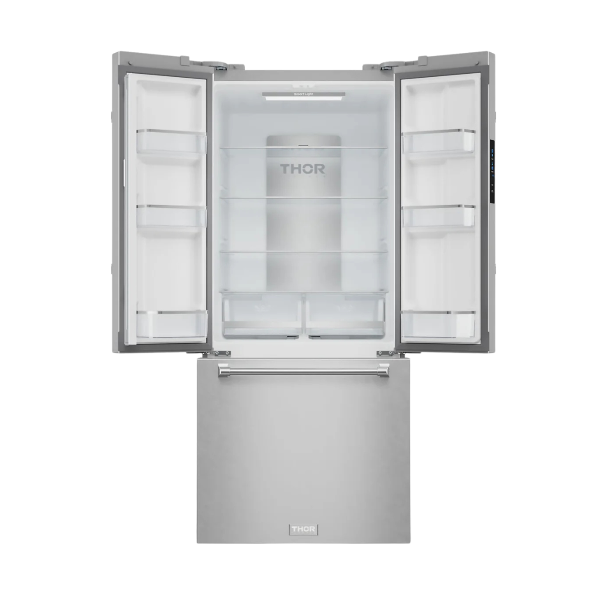 Thor Kitchen Stainless Steel French Door Counter Depth Refrigerator with Ice Maker| Gordon Ramsay Collection (17.5 cu.ft.) - RF3017FFD99