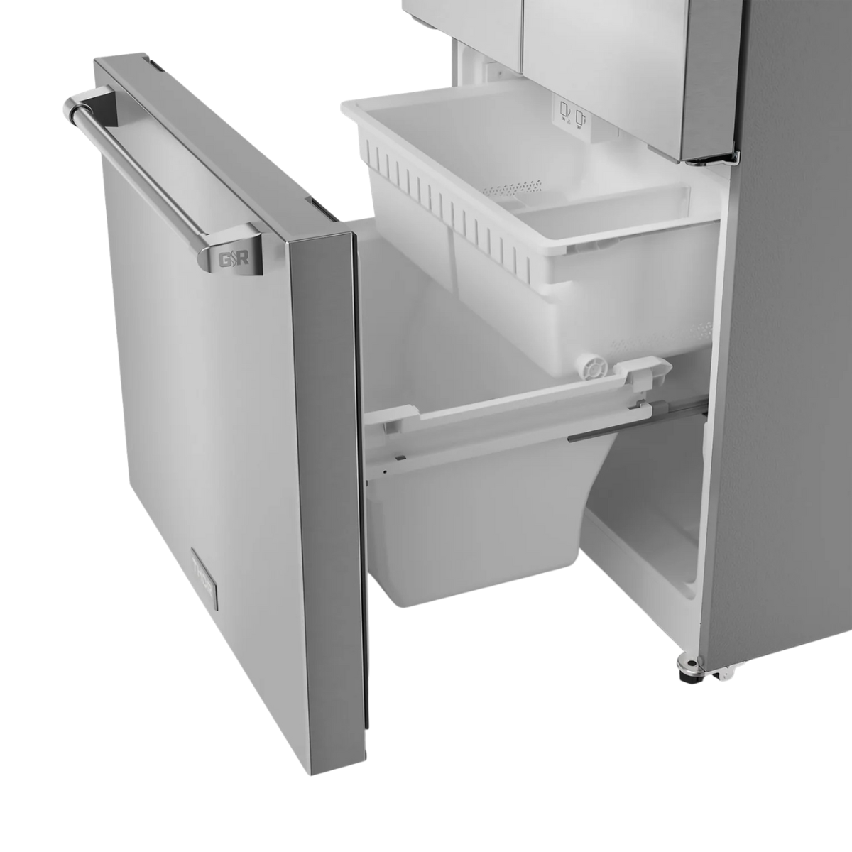 Thor Kitchen Stainless Steel French Door Counter Depth Refrigerator with Ice Maker| Gordon Ramsay Collection (17.5 cu.ft.) - RF3017FFD99