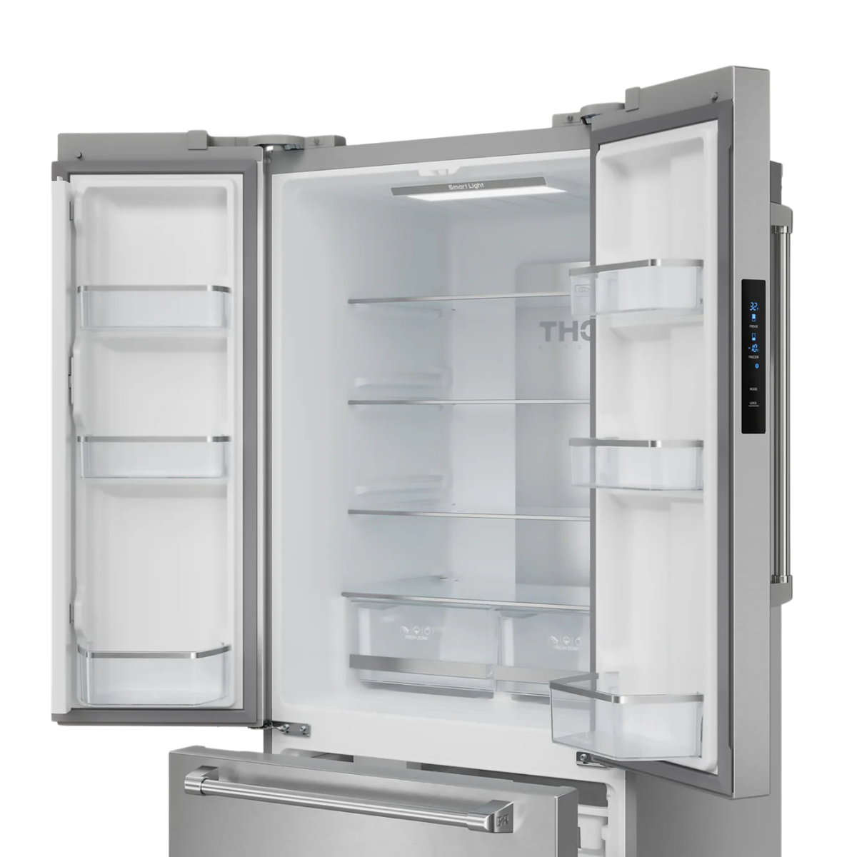Thor Kitchen Stainless Steel French Door Counter Depth Refrigerator with Ice Maker| Gordon Ramsay Collection (17.5 cu.ft.) - RF3017FFD99