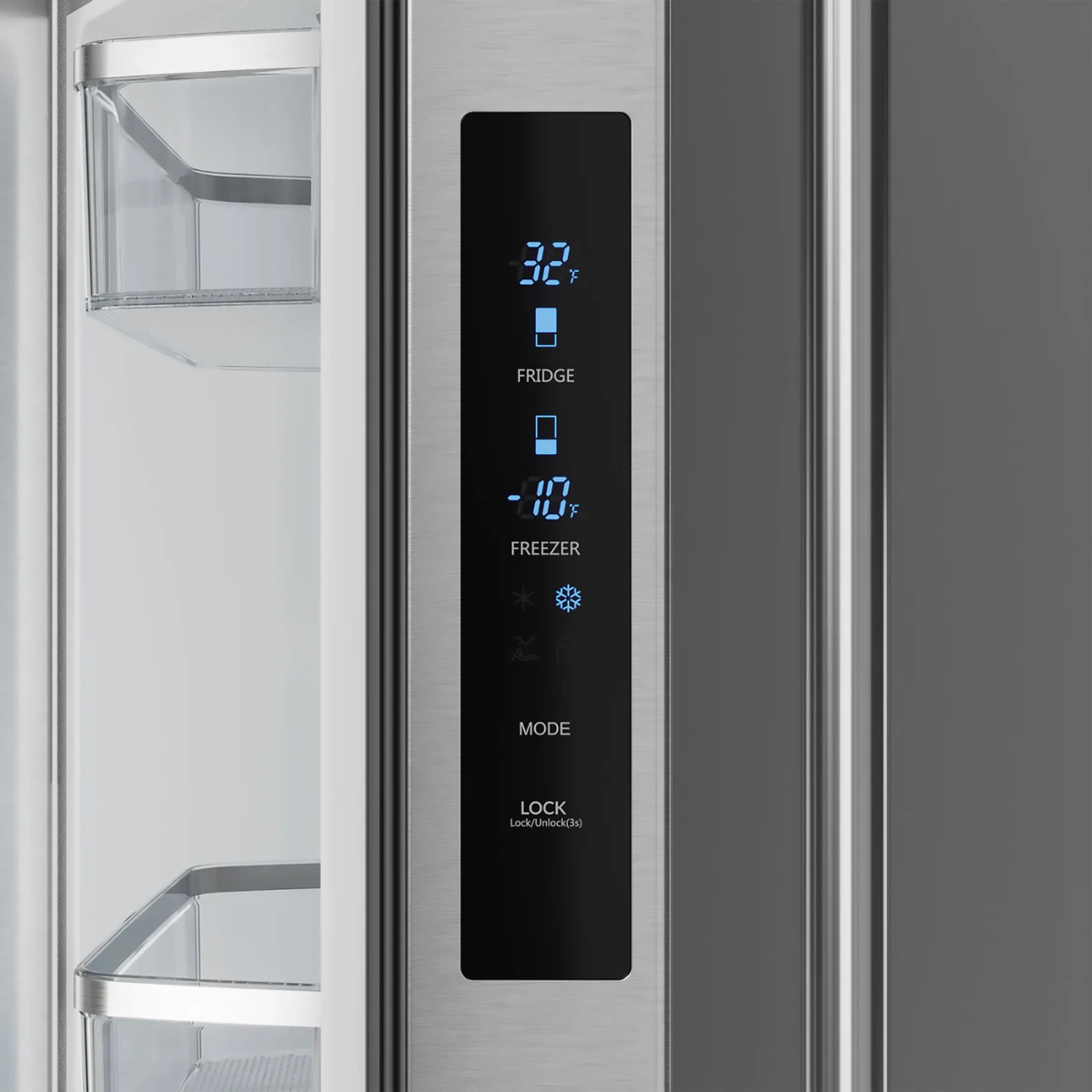 Thor Kitchen Stainless Steel French Door Counter Depth Refrigerator with Ice Maker| Gordon Ramsay Collection (17.5 cu.ft.) - RF3017FFD99