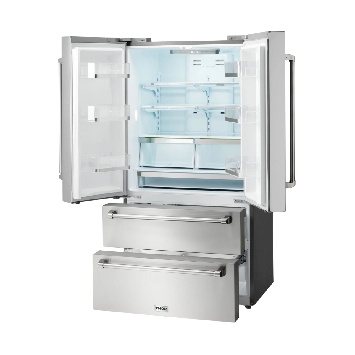 Thor Kitchen Stainless Steel French Door Refrigerator with Ice Maker (22.5 cu.ft.) - TRF3602