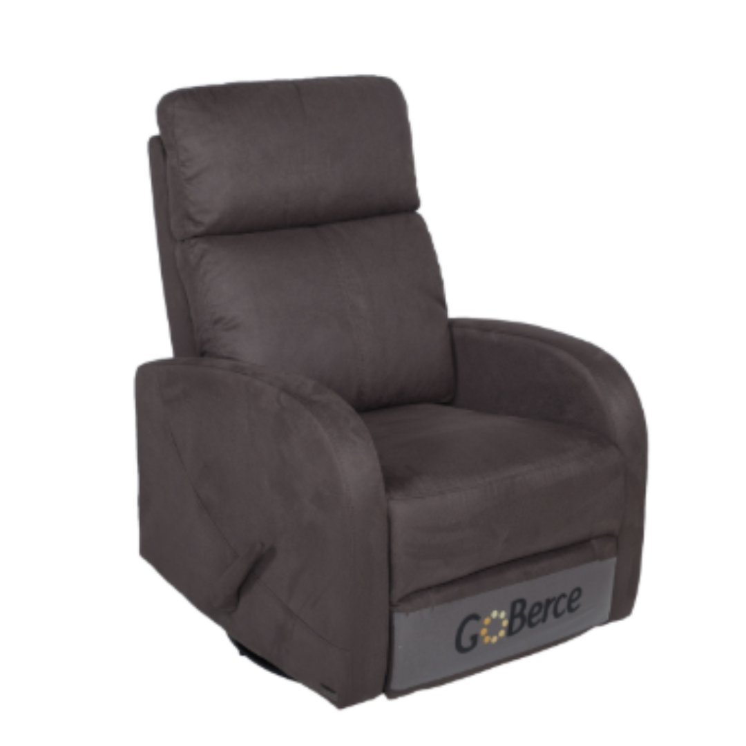 Chaise bercante, tournante et inclinable