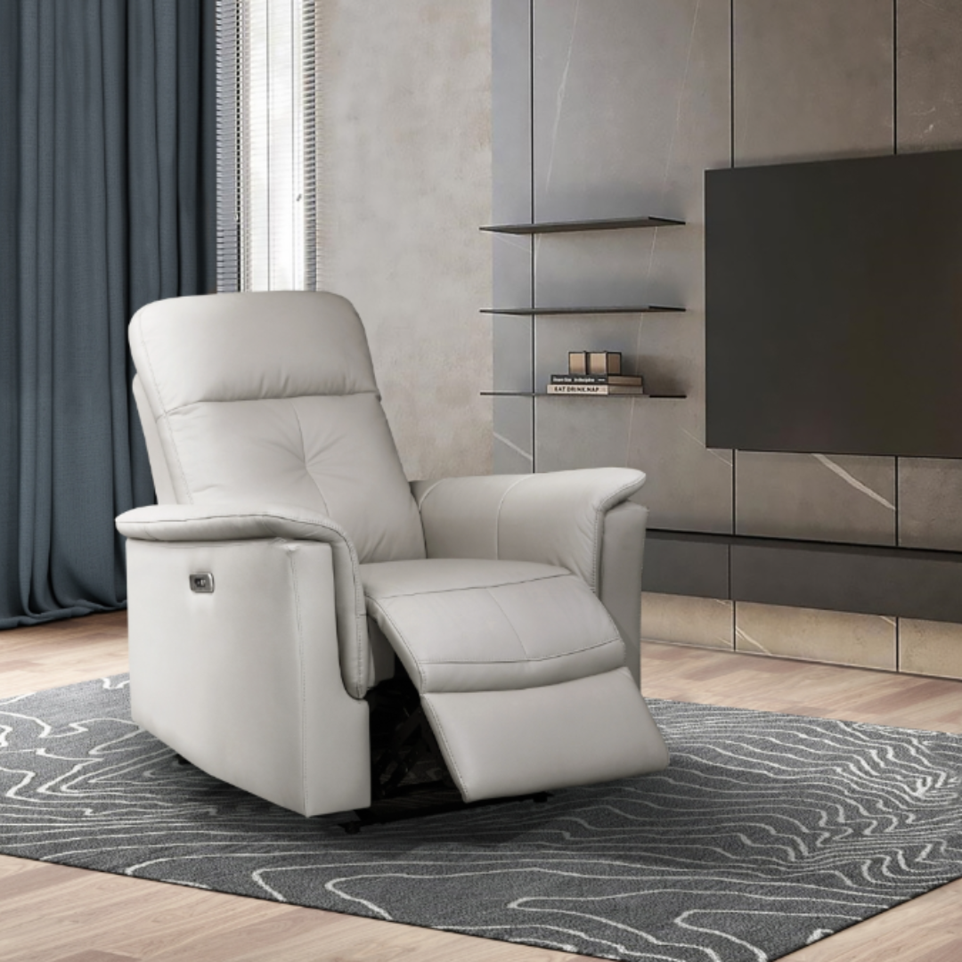 Power Glider Recliner Silver