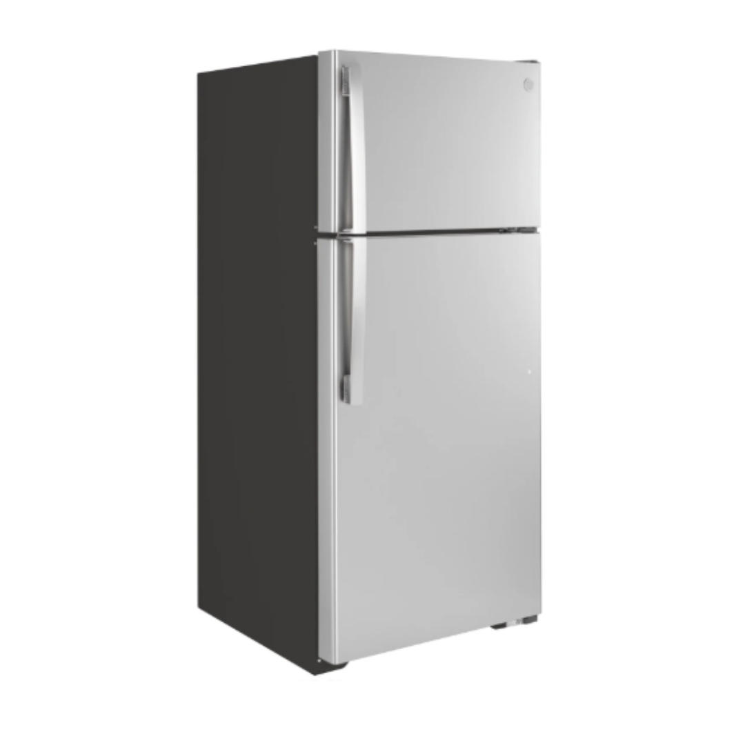 GE 28" 16.6 Cu. Ft. Stainless Steel Top-Freezer Refrigerator