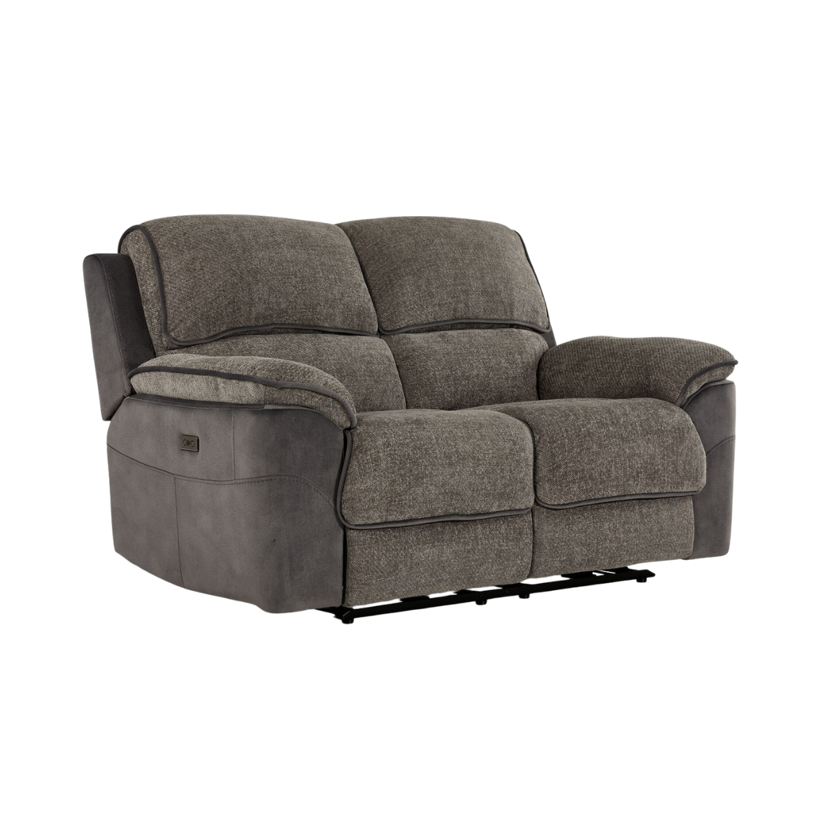 Vandelay Power Reclining Loveseat - Grey