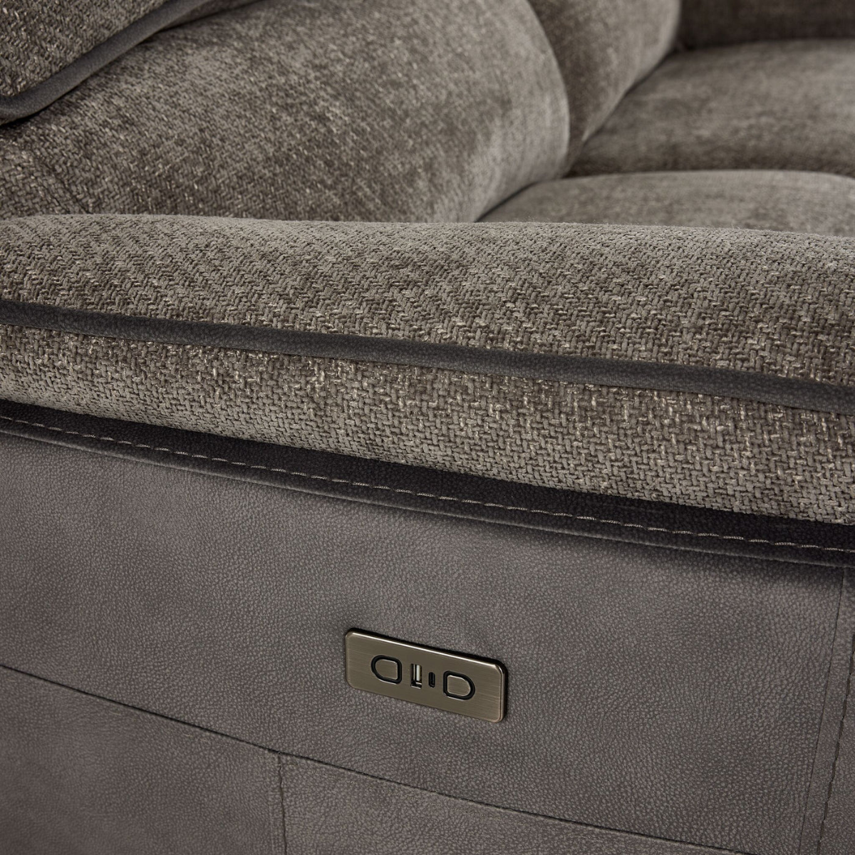 Vandelay Power Reclining Sofa - Grey