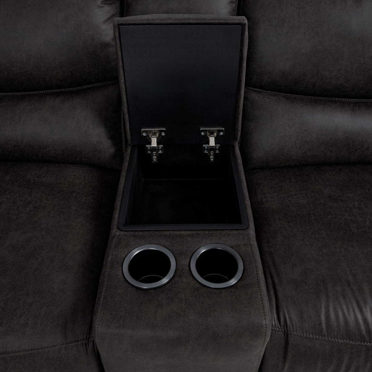 Weston 6-Piece Power Reclining Sectional with Console - Granite