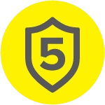 GARANTIE DE DURABILITÉ DE 5 ANS